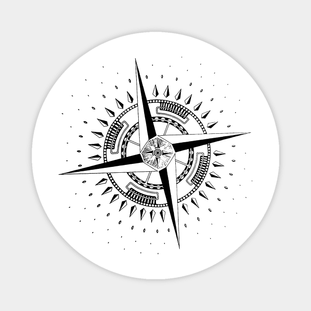 Compass Magnet by Akman